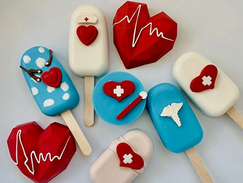 Medical-themed Cake Pops